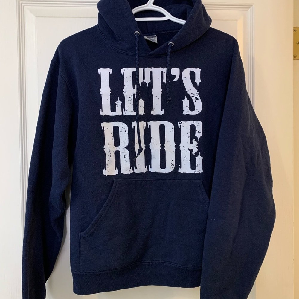 Kicking Cowgirl Designs “LET’S RIDE” hoodie